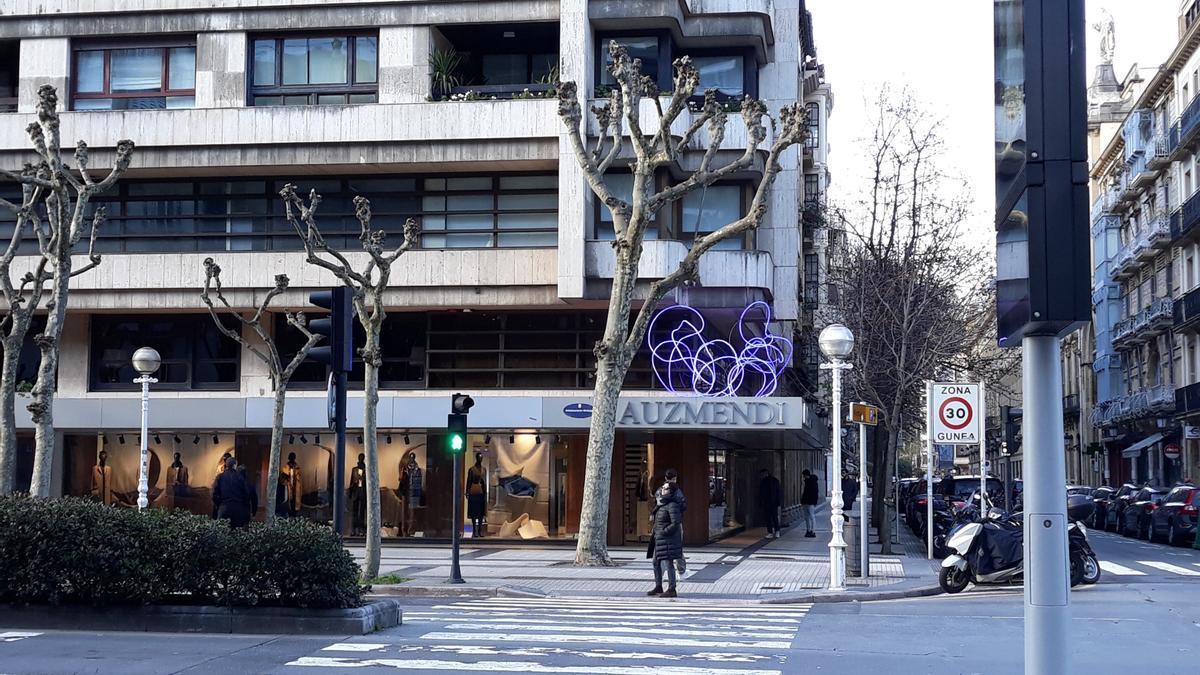 Una calle en San Sebastián