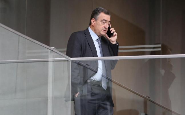 El presidente del EBB del PNV, Aitor Esteban, ha ofrecido la propuesta jeltzale para desbloquear la reforma de los secretos oficiales