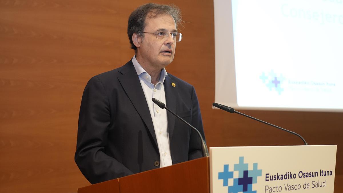 Alberto Martínez, consejero de Salud del Gobierno Vasco.