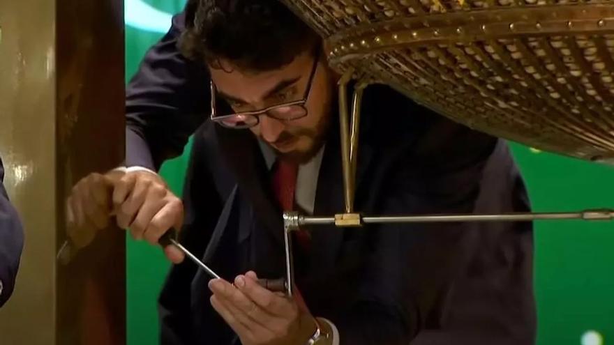 Bolas a la fuga en el sorteo de la Lotería de Navidad.