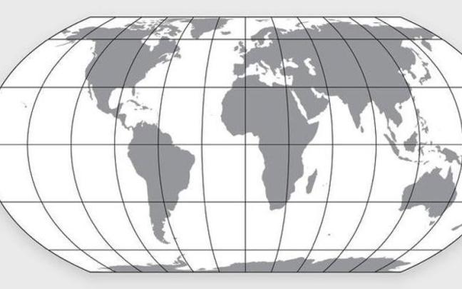 La proyección Equal Earth, recomendada por la campaña Correct The Map para sustituir a la clásica de Mercator.