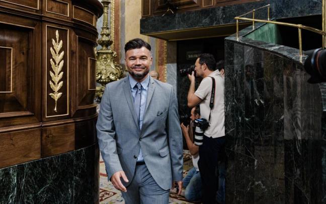 El portavoz de ERC en el Congreso, Gabriel Rufián.