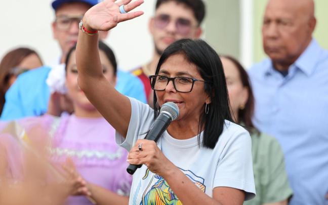 La presidenta encargada de Venezuela, Delcy Rodríguez.