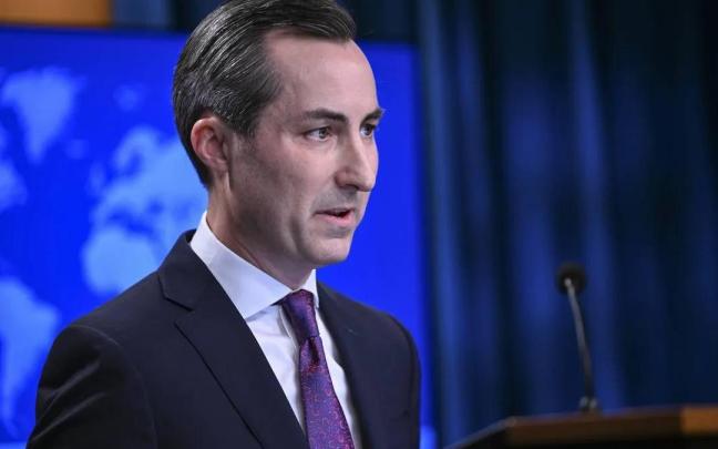 El portavoz del Departamento de Estado Matthew Miller