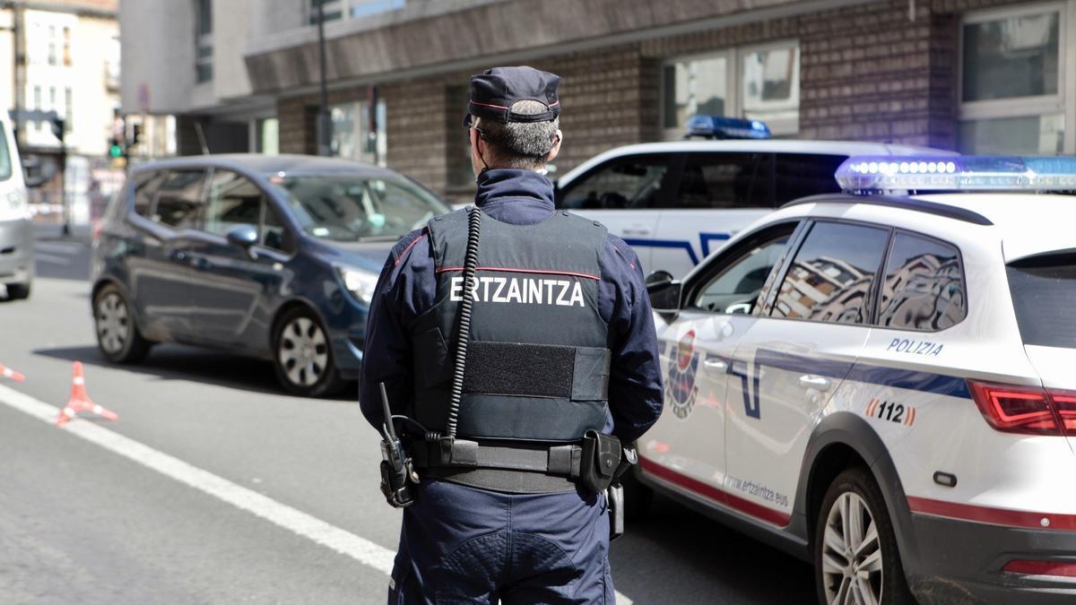 Control de tráfico de la Ertzaintza