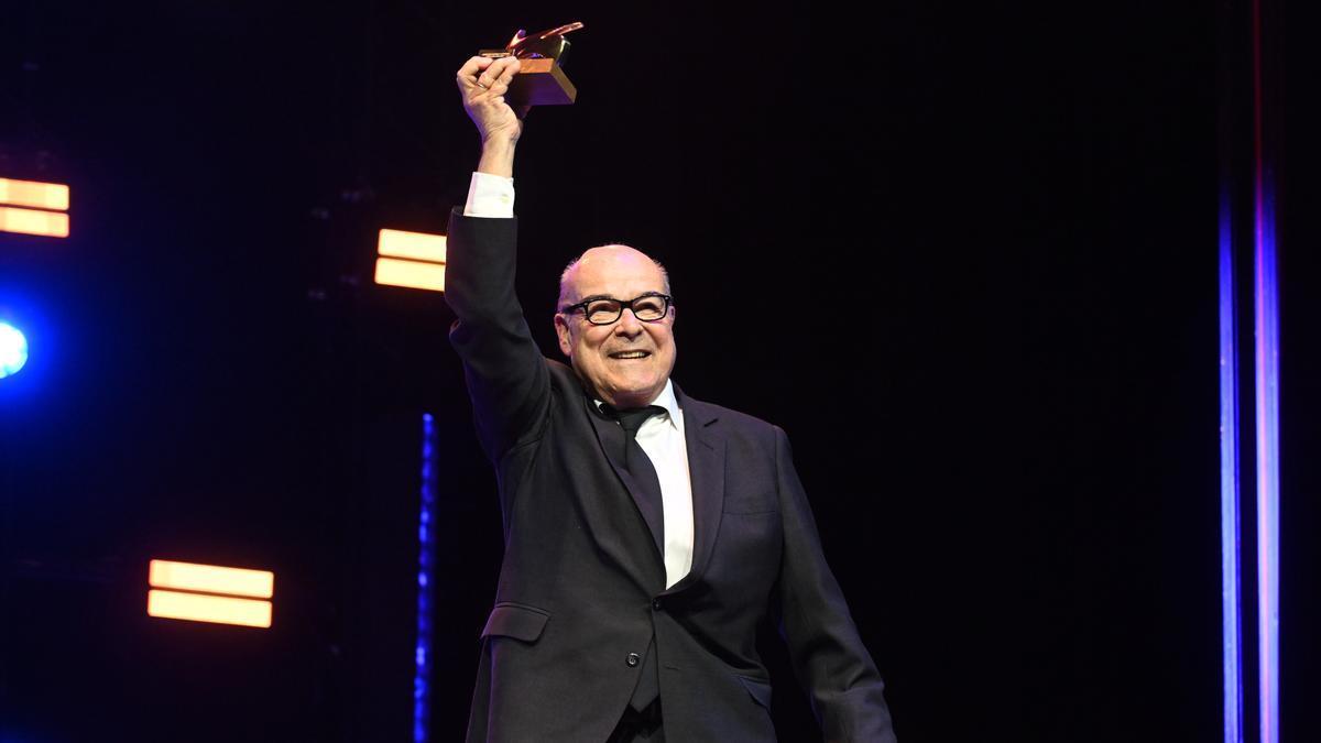 Antonio Resines durante la gala de los Premios de la Unión de Actores y Actrices.
