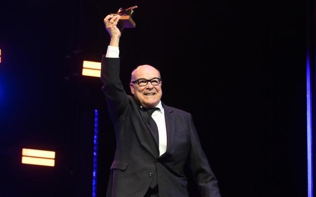 Antonio Resines durante la gala de los Premios de la Unión de Actores y Actrices.