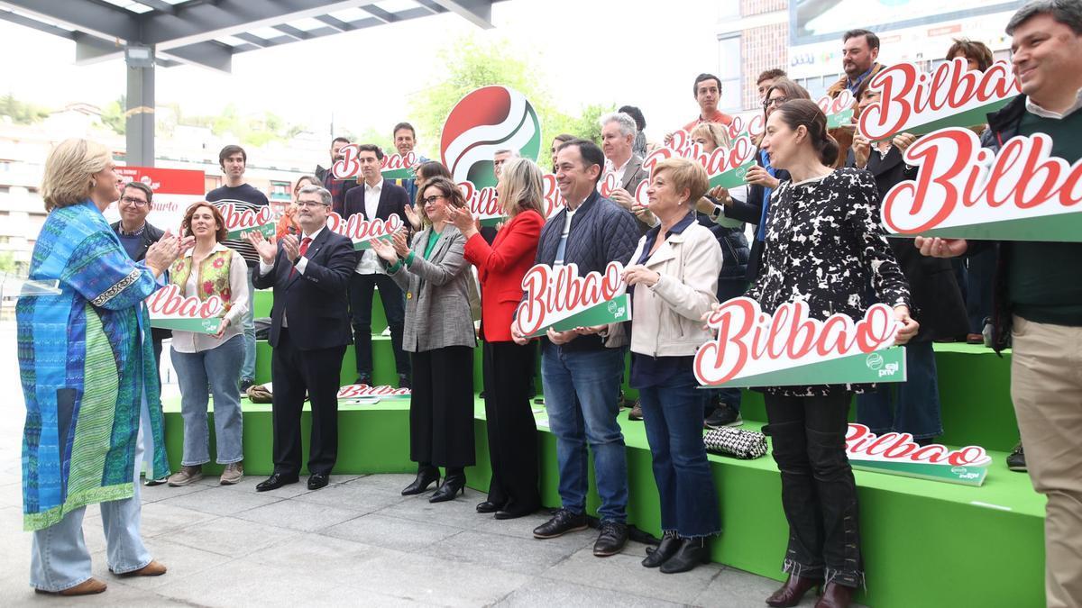 En imágenes: Juan Mari Aburto presenta sus '10 compromisos' con Bilbao y su ciudadanía