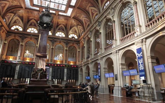 Edificio de la Bolsa de Madrid.