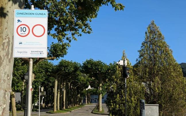 Las cámaras ya están cumpliendo su función en las zonas de acceso al frente de la basílica. / Udala Las cámaras ya están cumpliendo su función en las zonas de acceso al frente de la basílica.