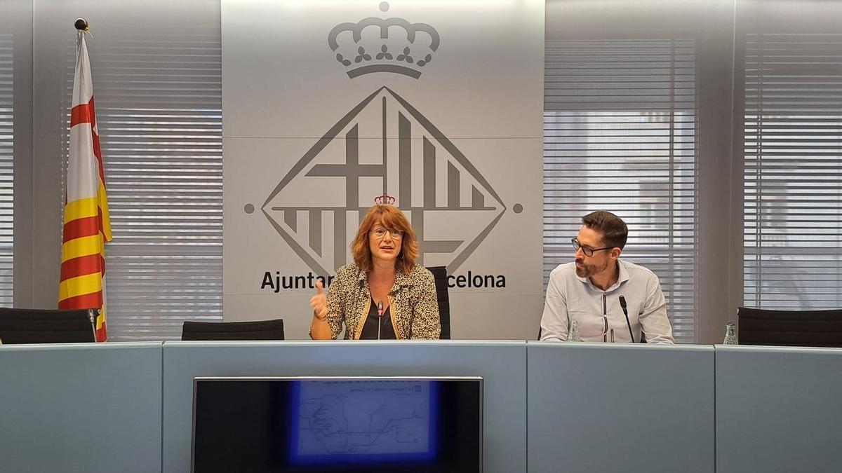 El exdirector de la Red de Metro, Òscar Playà, durante una comparecencia de prensa.