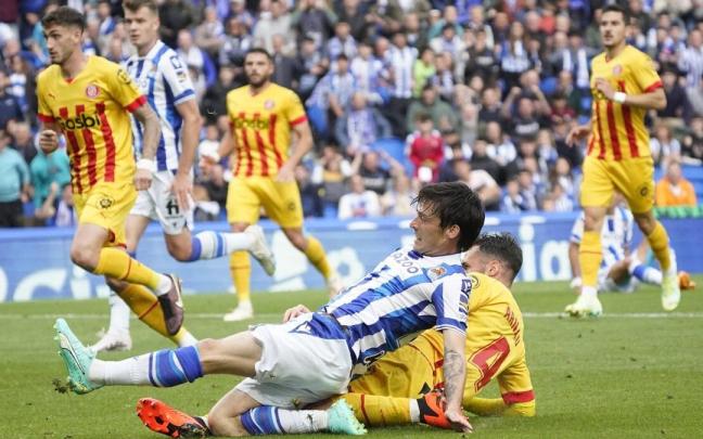 David Silva, durante el partido del sábado contra el Girona. / RUBEN PLAZA
