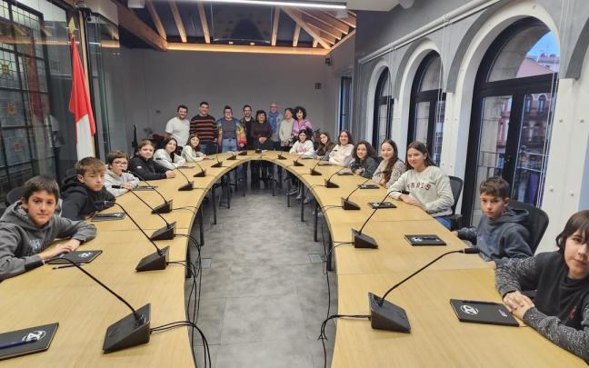 Gazte Kontseilua 14 ikaslek osatzen dute.