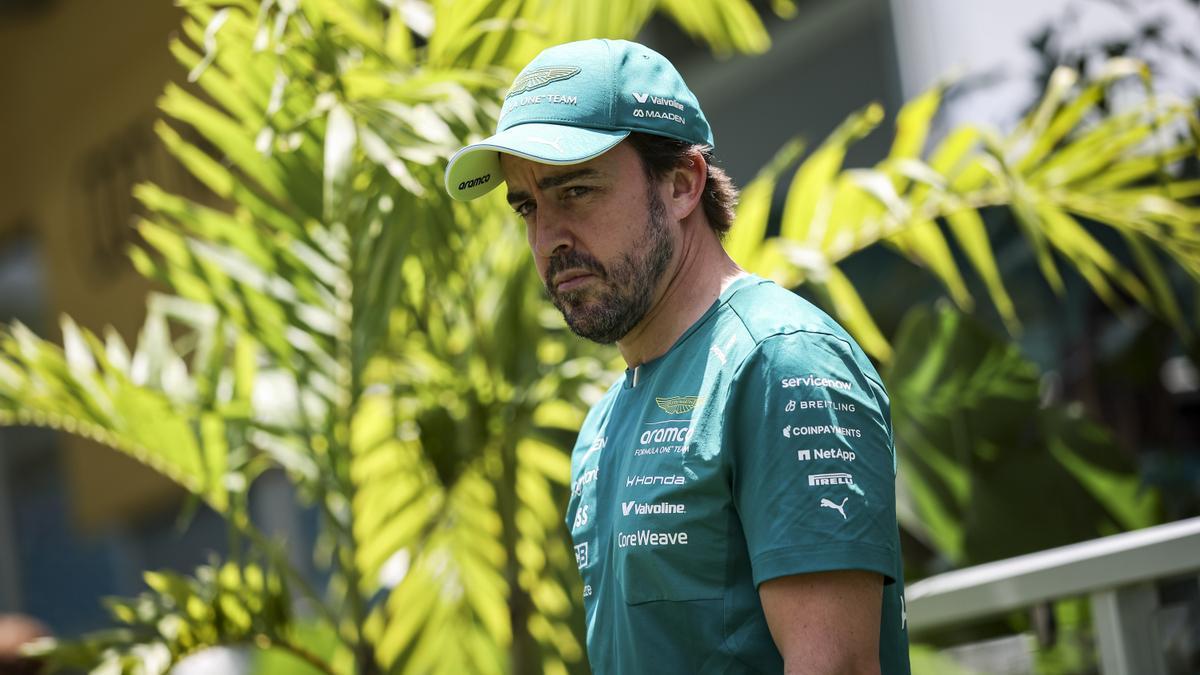Fernando Alonso, en el marco del Gran Premio de Miami.