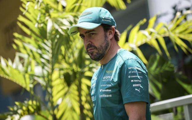 Fernando Alonso, en el marco del Gran Premio de Miami.