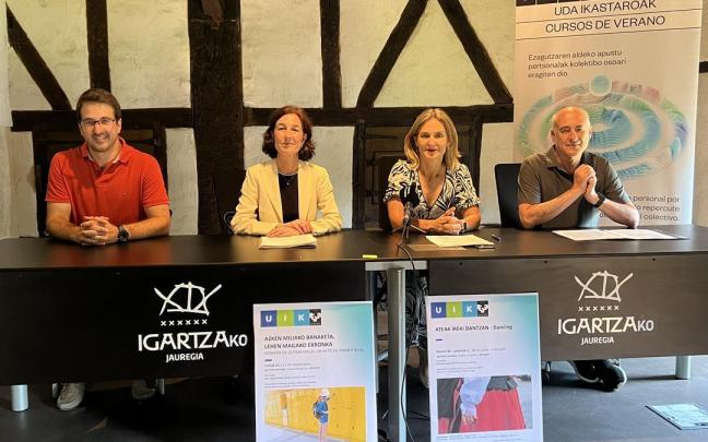 Presentación de los Cursos de Verano que ofrecerá Beasain / Udala Presentación de los Cursos de Verano que ofrecerá Beasain