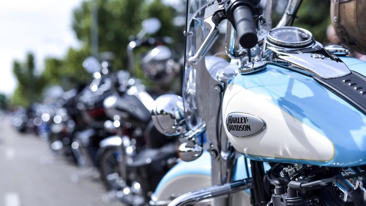 Los aranceles afectarán a motocicletas como las Harley-Davidson.
