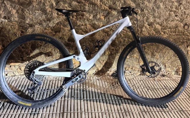 La bici robada y recuperada.