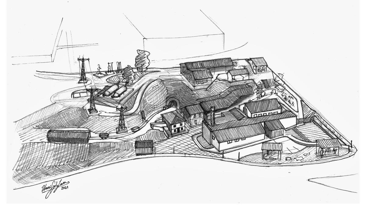 Infografía del Proyecto de Parque Cultural Minero