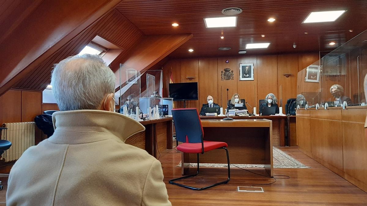 Alberto Vilar durante el juicio contra él por presunta apropiación indebida.