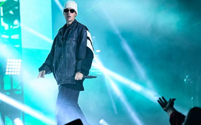 Justin Bieber, en un concierto.