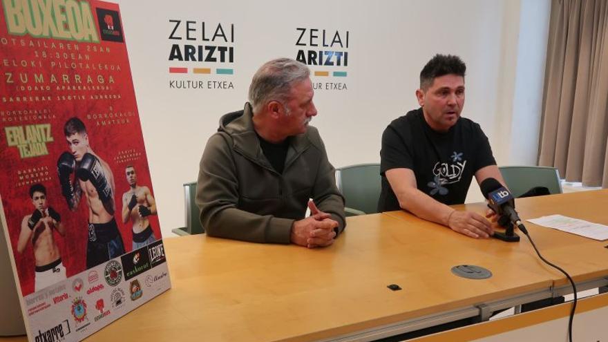 Javier Ganboa eta Mikel Serrano.