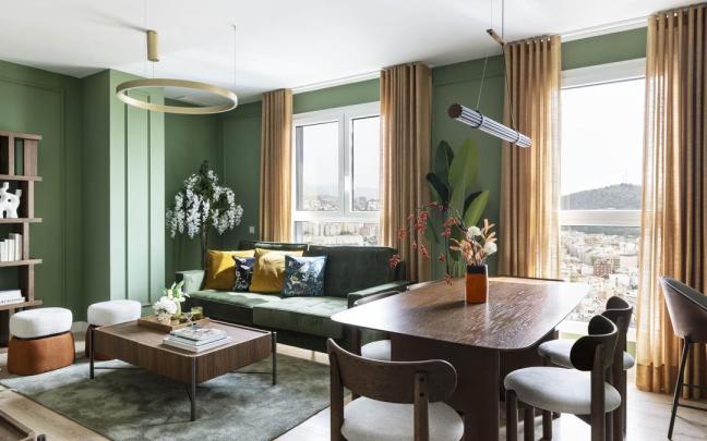 En imágenes: Pequeño pero muy bien aprovechado, así es este piso de 73 metros cuadrados