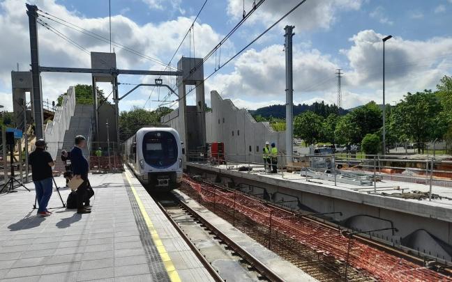 Obras en la estación de Usurbil / N.G. Obras en la estación de Usurbil