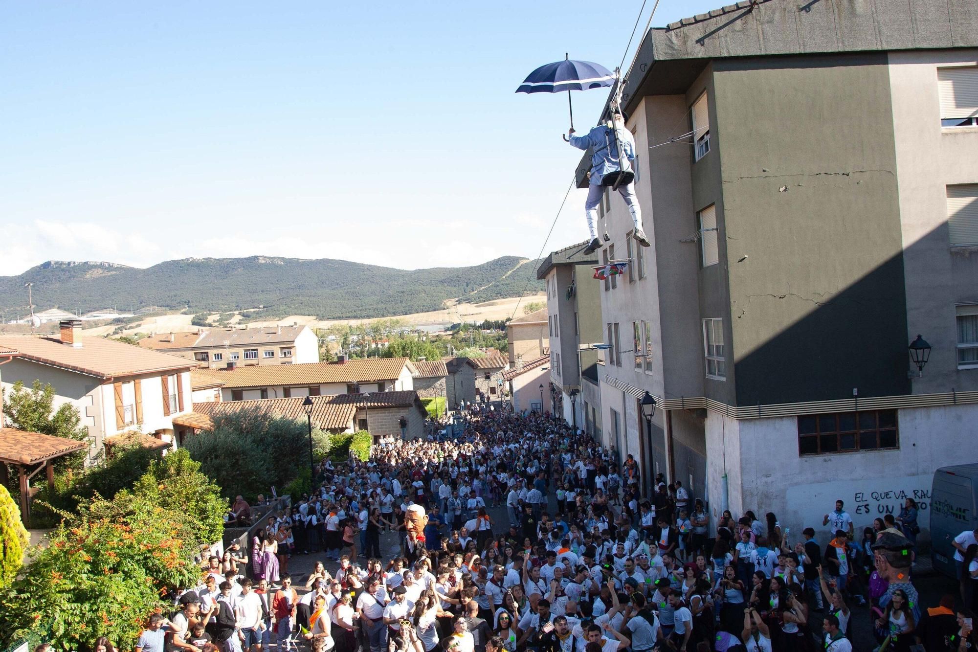 La bajada del Brujo en Nanclares trae la fiesta cada 14 de agosto