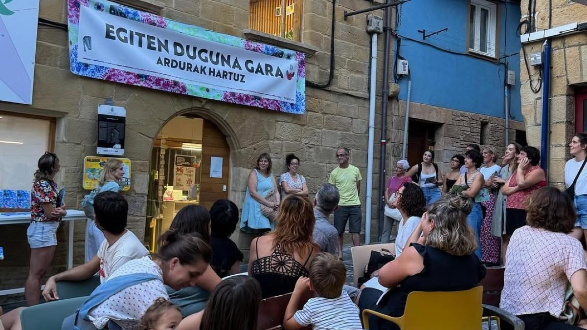 Evento realizado en Saregile, Orioko Emakumeen Etxea.