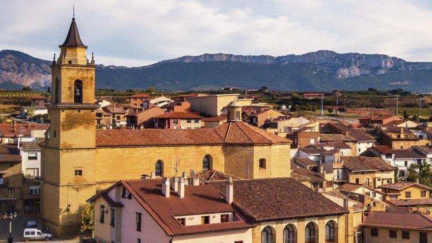 Vista panorámica de Lanciego