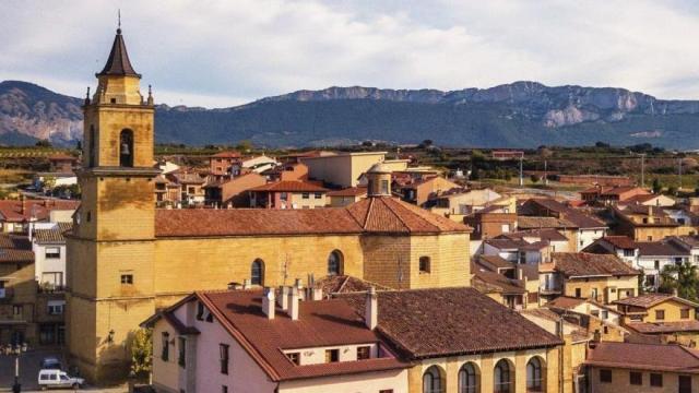 Vista panorámica de Lanciego