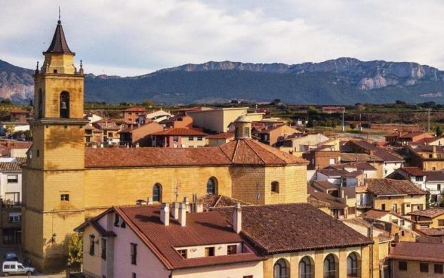 Vista panorámica de Lanciego