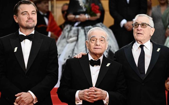 Scorsese, De Niro y DiCaprio deslumbran en Cannes Scorsese, De Niro y DiCaprio deslumbran en Cannes