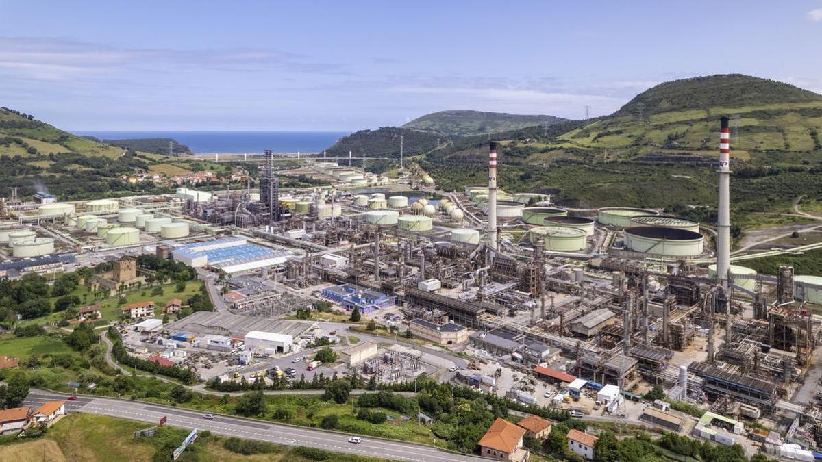 Instalaciones de Petronor en Muskiz
