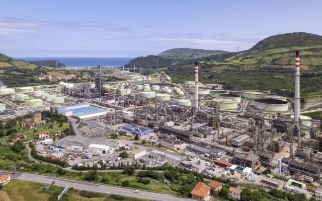 Instalaciones de Petronor en Muskiz