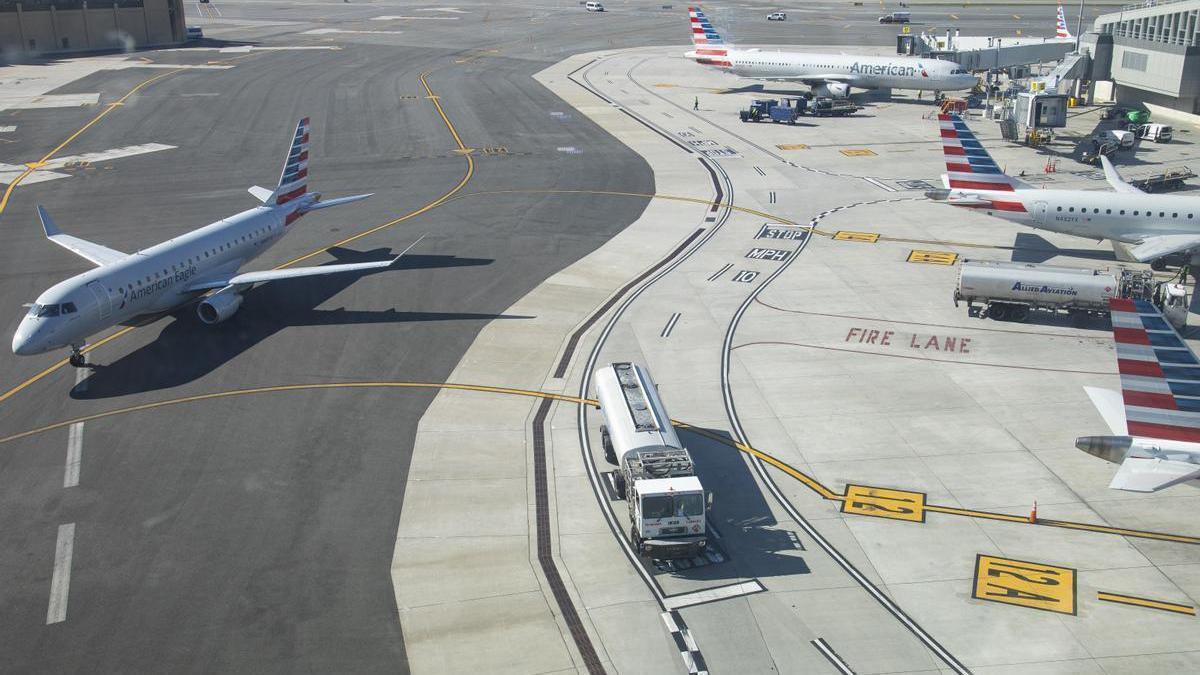 Imagen de archivo del aeropuerto de LaGuardia, en Nueva York