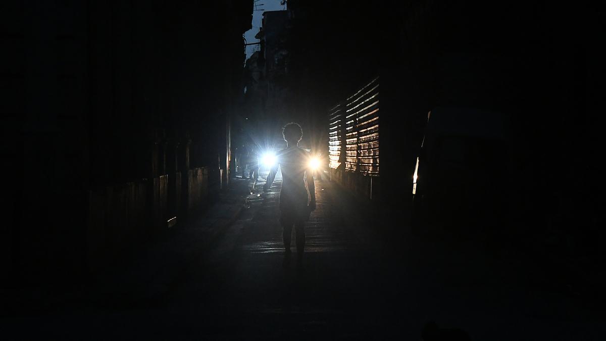 Apagón en La Havana.
