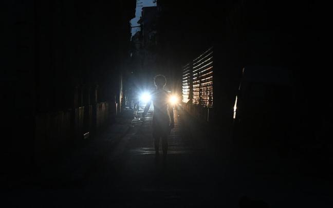 Apagón en La Havana.