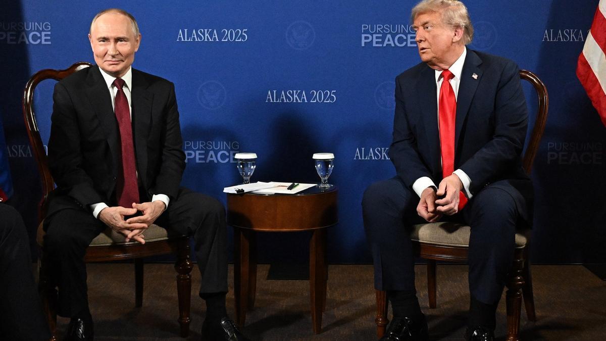 Putin, en una imagen de archivo junto a Trump.