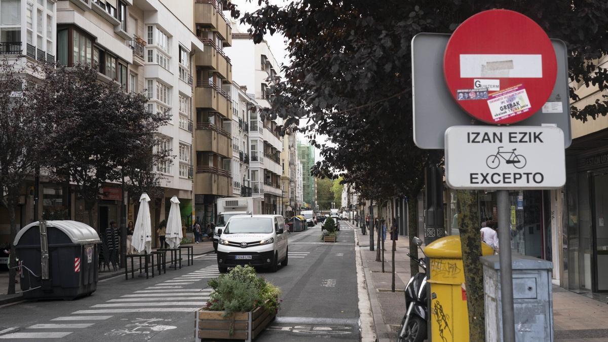 Calle San Antonio en Vitoria