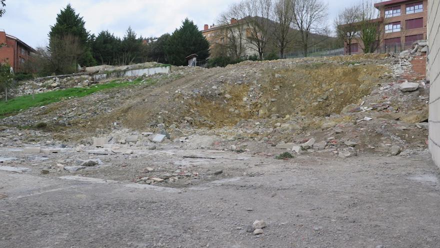 El terreno en el que se construirán las viviendas.
