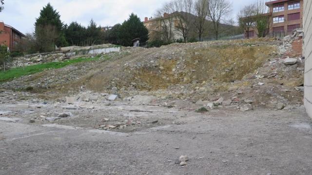 El terreno en el que se construirán las viviendas.