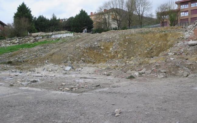 El terreno en el que se construirán las viviendas.