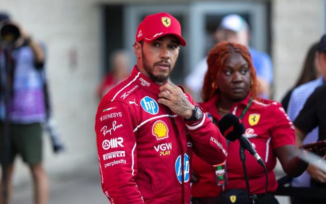 Lewis Hamilton, durante el Gran Premio de Estados Unidos de Fórmula 1.