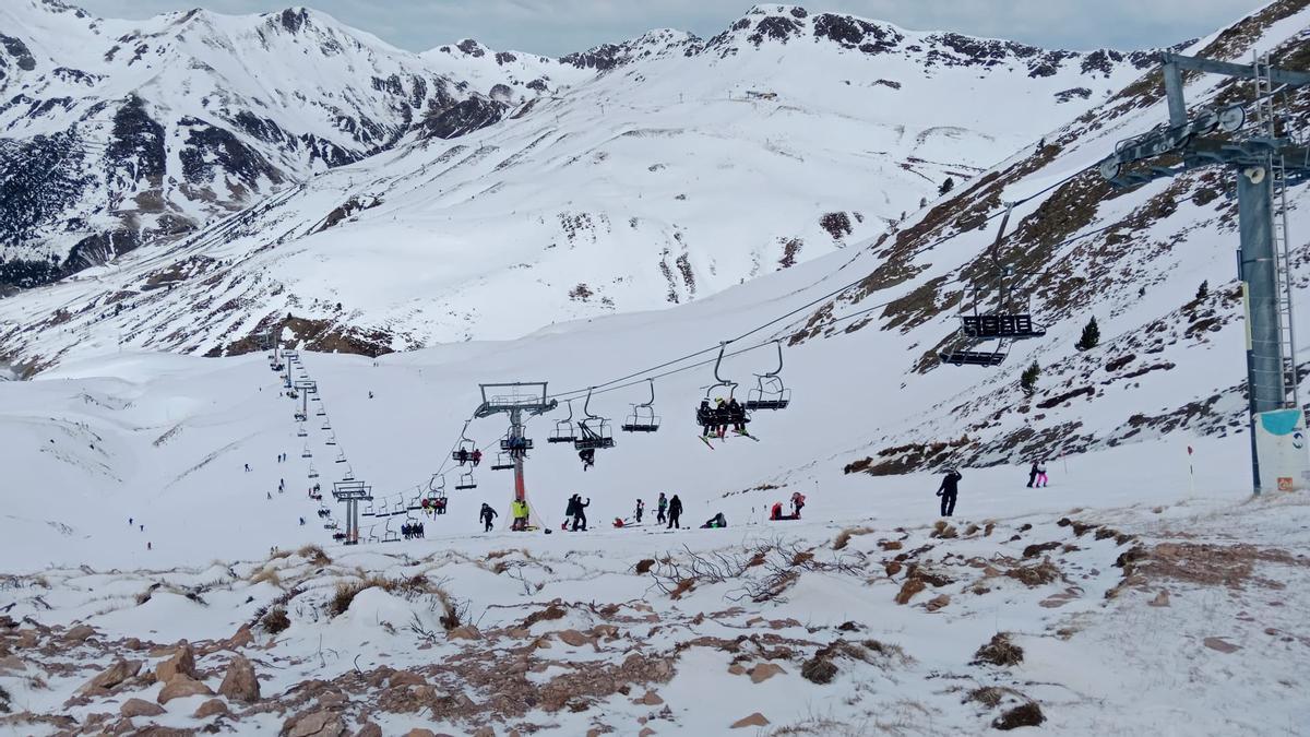 La estación de esquí de Astún, en Aragón