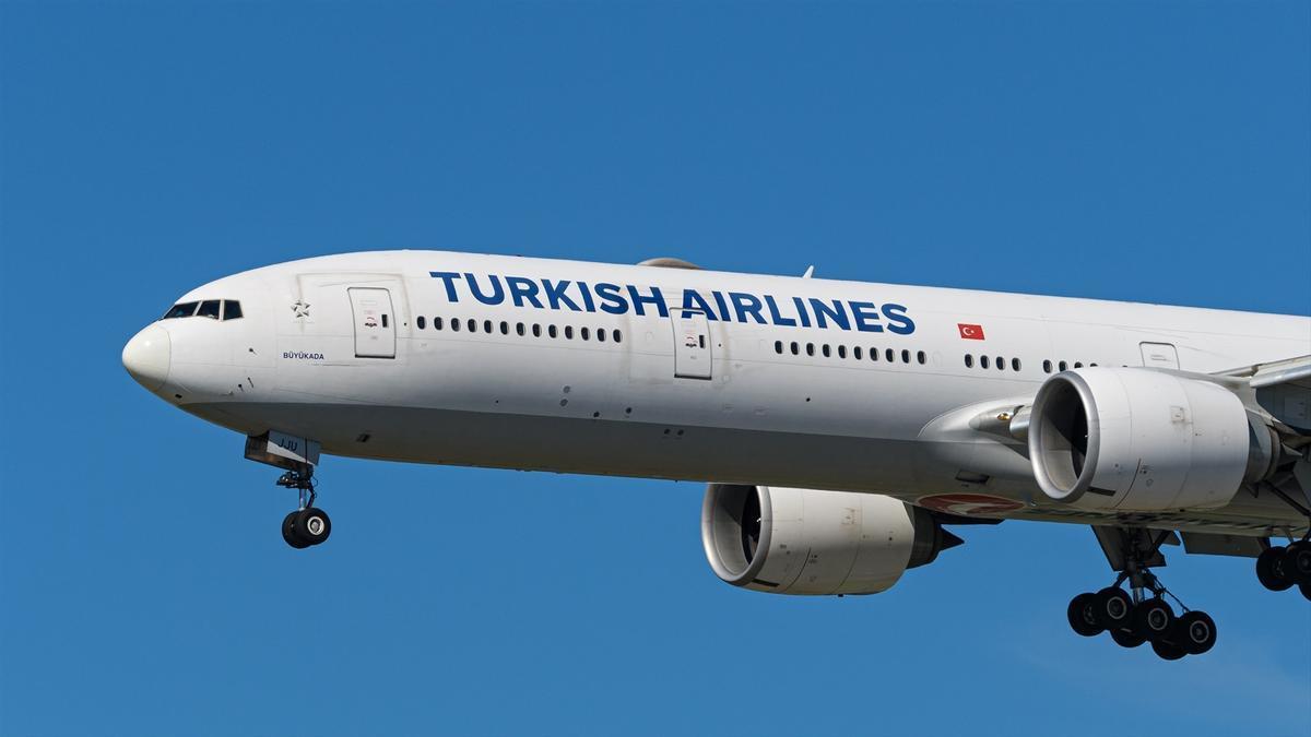Foto de archivo de un avión de la aerolínea Turkish Airlines.