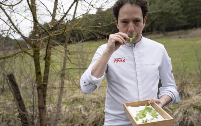 En imágenes: Platos del menú silvestre del Molino de Urdániz con estrella Michelin
