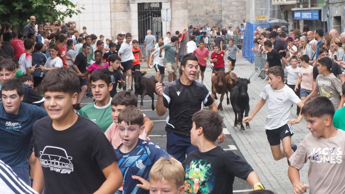 La inclusión del encierro infantil en el programa contó con una gran acogida.