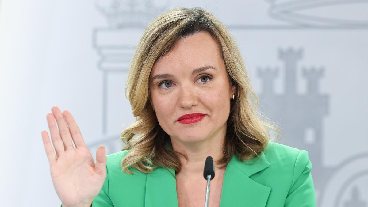La ministra de Educación, Formación Profesional y Deportes y portavoz del Gobierno, Pilar Alegría.